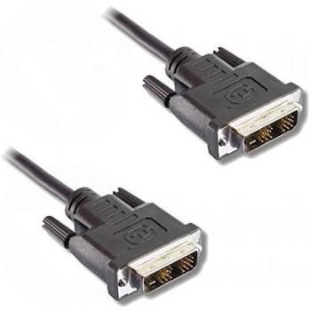 Cordon DVI-D Double Port Mâle/Mâle – 2 m