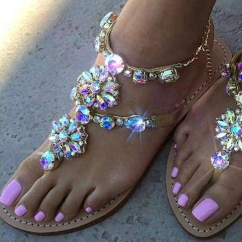 Sandales Plat Femme Grande Taille 42