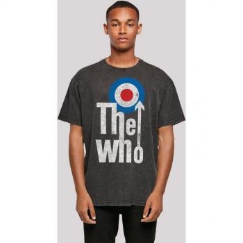 F4NT4STIC Oversize T-Shirt The Who für Männer, Schwarz