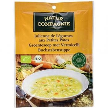 Sopa juliana de letras BIO 50g sobre