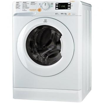 Indesit Dual‑Function Washer‑Dryer, 7 kg Capacity, 1400 rpm Spin, Large Display, White