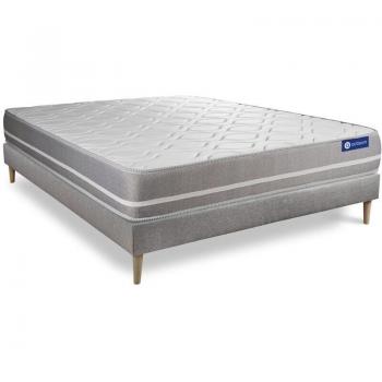 Sistema Actiflex Touch 140x210 + Somier Gris con Muelles Ensacados, 3 Áreas de Soporte