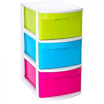 Cajonera Organizadora 3 Cajones de Colores