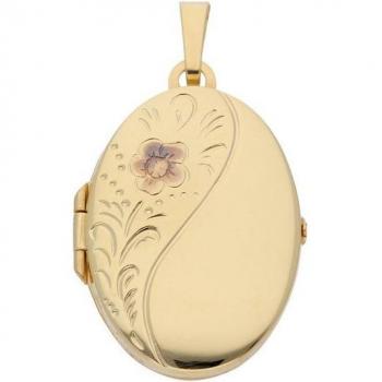 Kettenanhänger ADELIA'S „333 Gold Medaillon“ – Damen‑Edition