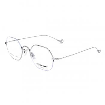 Óculos de Grau Prata Eyepetizer Ottagono C.1 para Masculino