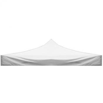 Tente de toit 2x2m en PVC blanc pour tonnelle