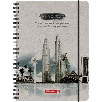 A5 Kalender Brunnen 1072986060 „Adventure“ – 2 Seiten pro Woche