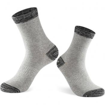 Calcetines de algodón para hombre, 5 pares, deportivos en negro y blanco, talla grande EU 38-48