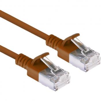 Cavo Slimline Datacenter LSZH Cat6a 7m Marrone – Nuovo