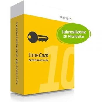 Reiner SCT timeCard 10 ZuKo 25 MA 12-Month Subscription