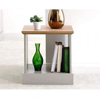 Kendal Grey Panel Lamp Table