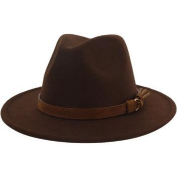 Western Style Cowboy Hat with Belt Buckle