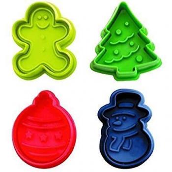 Cortapastas con expulsor motivo navidad de Ibili