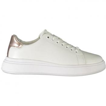 Calvin Klein Women's Sporty White Lace-Up Sneakers