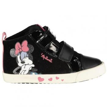 Geox B Kilwi Girl B Zapatilla Deportiva Velcro bebé niña hasta talla 30 Negro/Rosa Antiguo