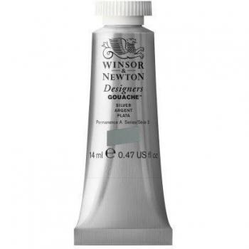 Winsor & Newton Gouachefarbe Silber 14 ml