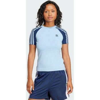 Adidas Originals Clear Sky Slim Blue T‑Shirt – Women's Raglan