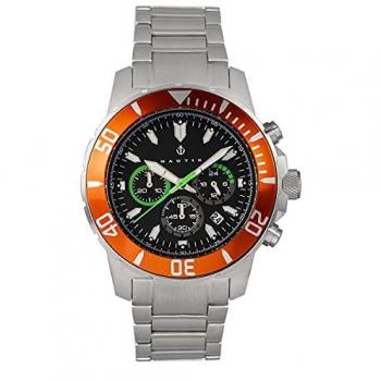 Nautis Dive Chrono 500 Men's Quartz Chronograph Watch with Date in Silver Stainless Steel
