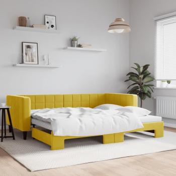 Sofá Dormilón Amarillo Maison Exclusive 90x200