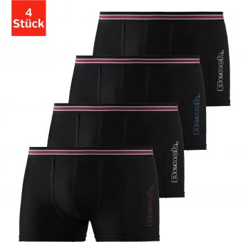 BENCH. Boxershorts Herren, 4er Set, mit Logo-Druck
