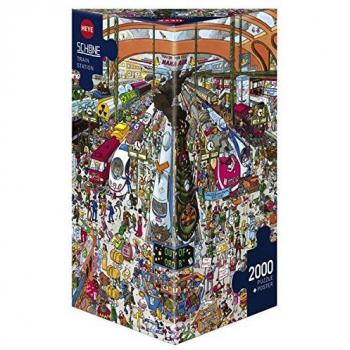 Puzzle Heye 2000 piezas Train Station