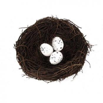 DIY Easter Bird Nest with Eggs