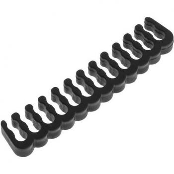 PP Cable Dresser for 3.0-3.2 mm Cables Black 6/8/24 Pin