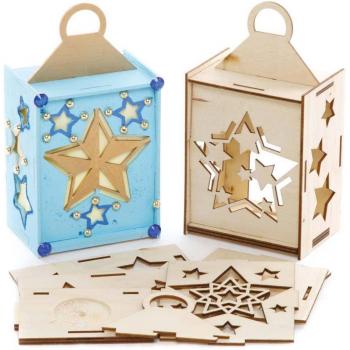 Star Lantern Craft Kits (Pack of 3)