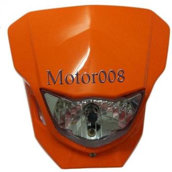 Enduro Motorrad Scheinwerfer mit Birne