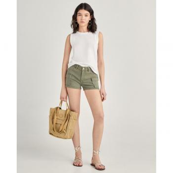 Short Green Coast tipo cargo para mujer
