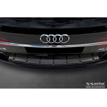 Audi C8 A6 Front‑to‑Rear Bumper Cover – Black Stainless Steel “Strong Edition”