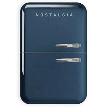 SBS Retro‑Style 60er USB‑Powerbank – Blau