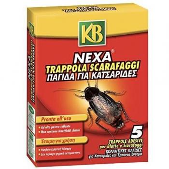TRAPPOLA PER SCARAFAGGI E BLATTE 'NEXA' scatola 5 fogli