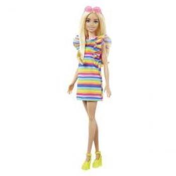 Fashionistas Barbie Doll with Orthodontic Braces and Rainbow Dress