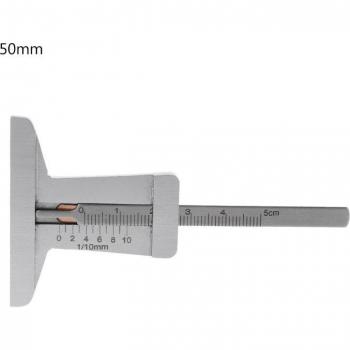 Stainless Steel Tire Tread Depth Meter 0-50mm