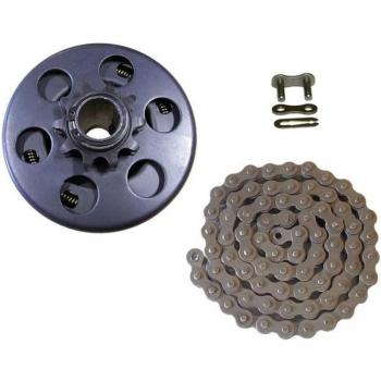 Embrague de Go-Kart 3/4 con 10 Dientes y Cadena 40/41/420