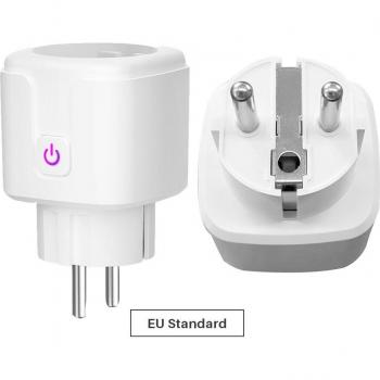 16A Smart WiFi Power Socket with Tuya App Compatibility