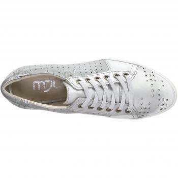 Mjus 785117 Women's Sneakers in Silver Color with Iceberg and Argento Accents, Size 39 EU