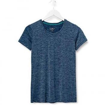 T-shirt CMP femme, stretch, traitement antibactérien, bleu, D48