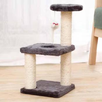 Feline Scratching Tree and Jumping Toy