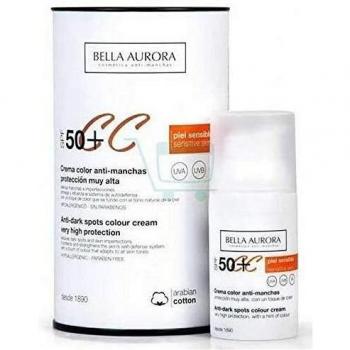 Bella Aurora Crema Color Antimanchas SPF50+ Piel Sensible 30 ml