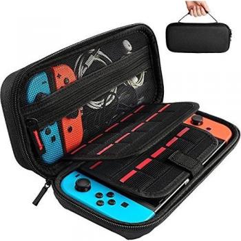 Hestia Goods Switch Carrying Case for Nintendo Switch Black NEW