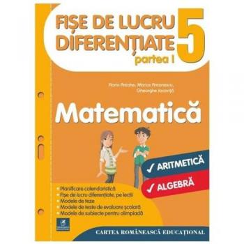 Fise de lucru diferentiate. Matematica: aritmetica si algebra. Clasa a V-a. Partea I