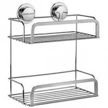 Croydex Stick N Lock Adhesive Shower Basket Caddy