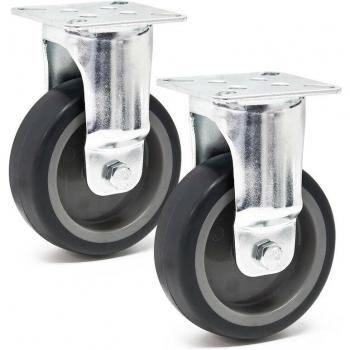 Set de 2 Roulettes Fixes Wiltec