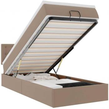 Matelas Ottomane Cappuccino 90×190 cm VidaXL