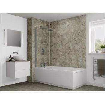 Multipanel Classic Bathroom Wall Panel Unlipped 2400 x 598mm Antique Marble 701