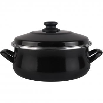 Cocotte Magefesa 20 cm, Couvercle Enverré Noir, Induction Compatible