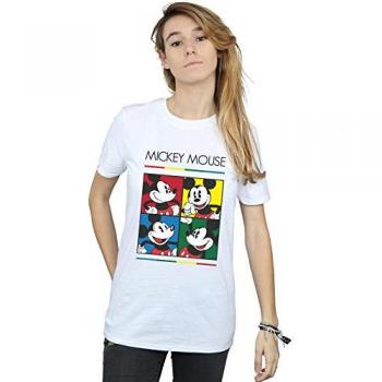 Square Color Boyfriend T-Shirt – Mickey