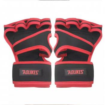 Men's Weightlifting Gloves with Wrist Support for Heavy Lifting